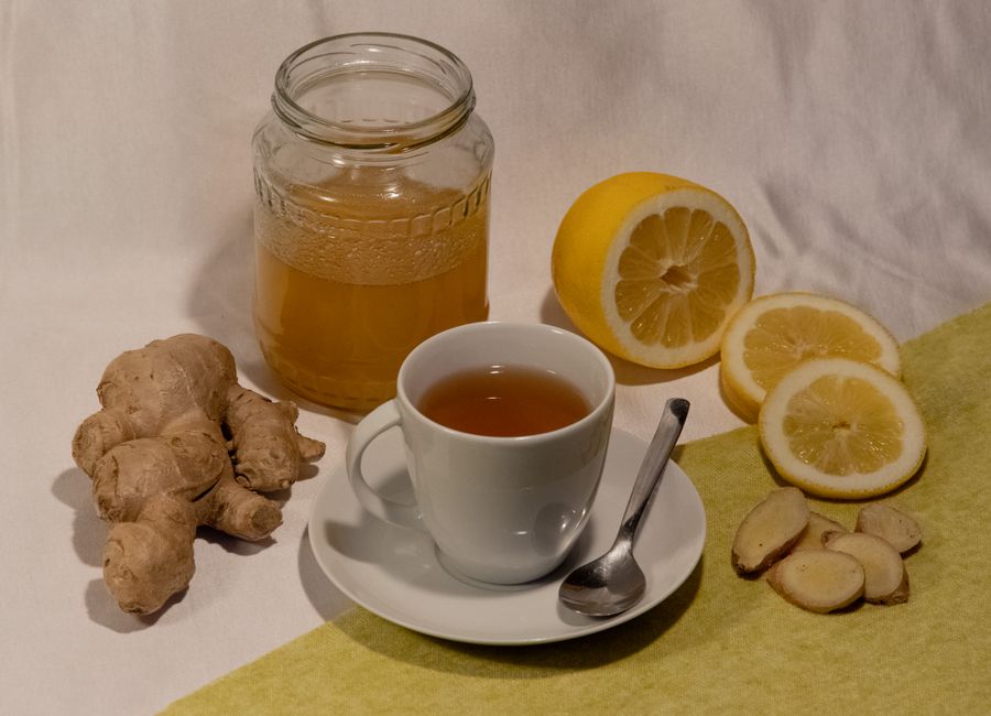 Aranysárga gyömbér-citrom tea